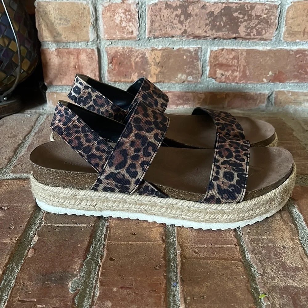 Madden Girl Cybell Leopard Platform Sandals